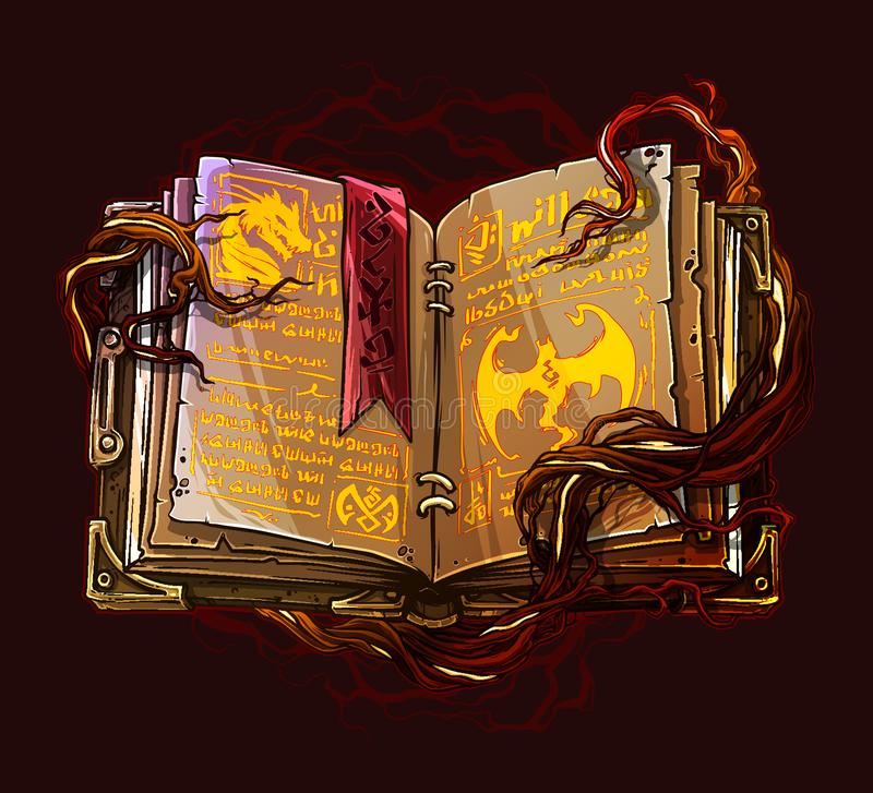 cartoon-open-magic-spell-book-tree-roots-colorful-detailed-old-books-dragons-strange-symbols-b...jpg